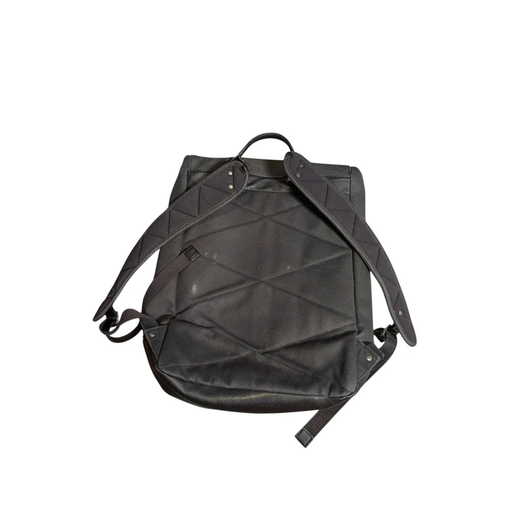 Timbuk2 Distilled Collection Black Canvas Leather Trim Laptop Rucksack Backpack